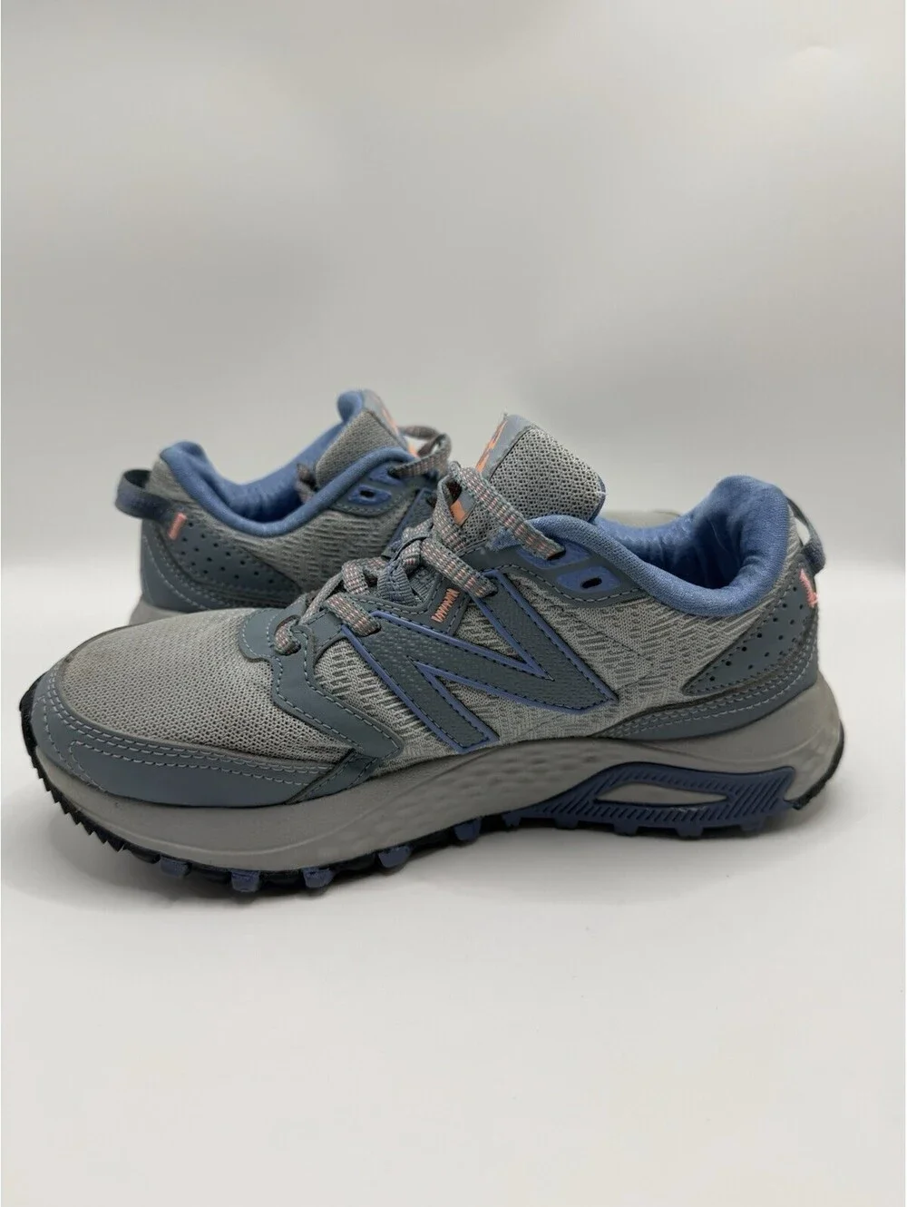 New Balance 410 V7 Shoes Womens 6.5 Blue Running Trail Hiking Sneakers WT410LG7